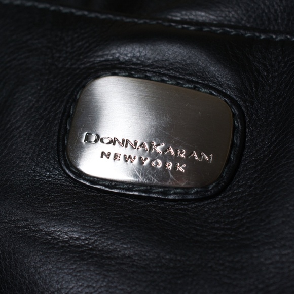 Donna Karan Collection Messenger Luxe Studded Leather Bag - Picture 7 of 9